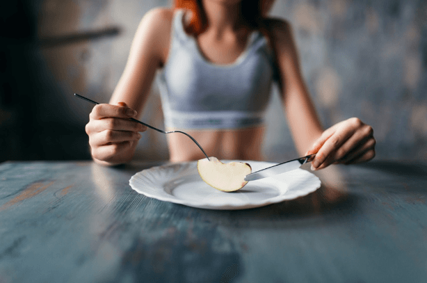 Illustration of anorexia nervosa